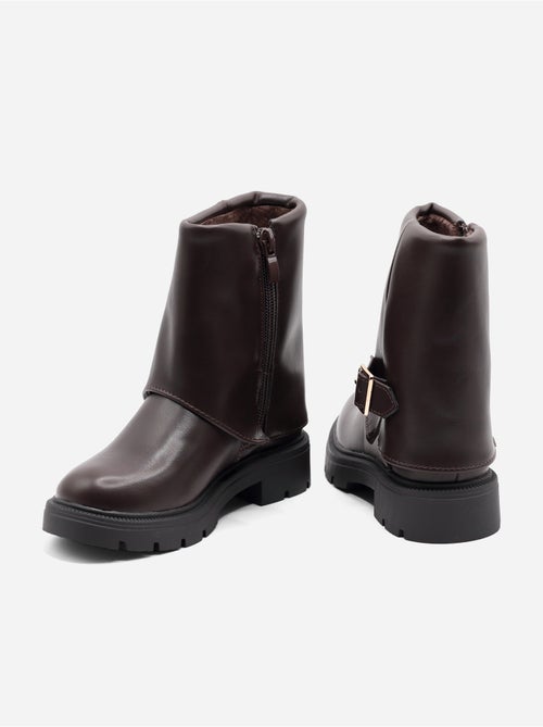 Bottines à zip - Kiabi