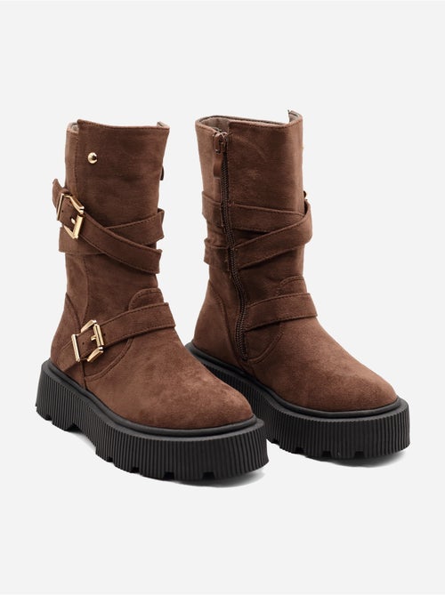 Bottines à zip - Kiabi