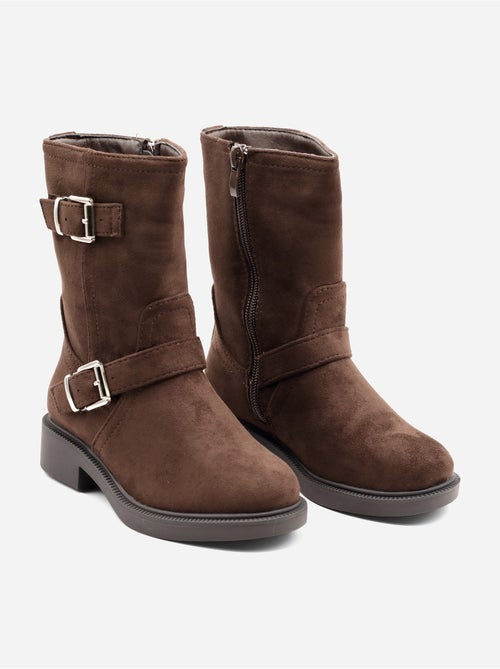 Bottines à zip - Kiabi