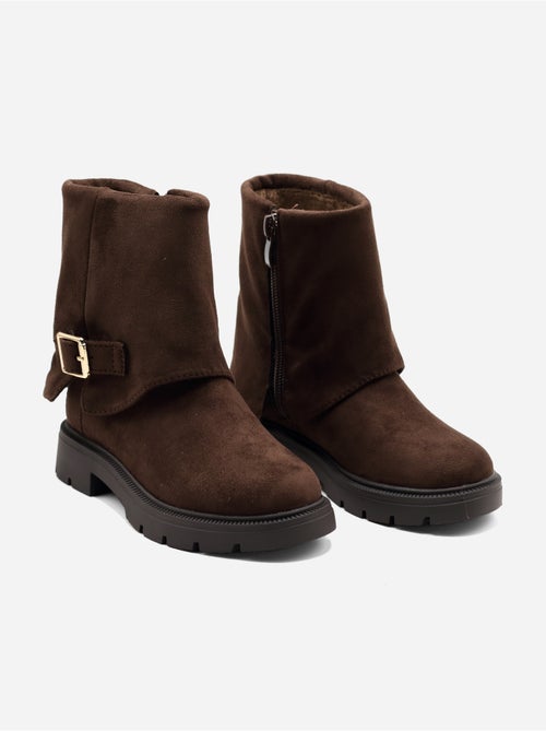 Bottines à zip - Kiabi