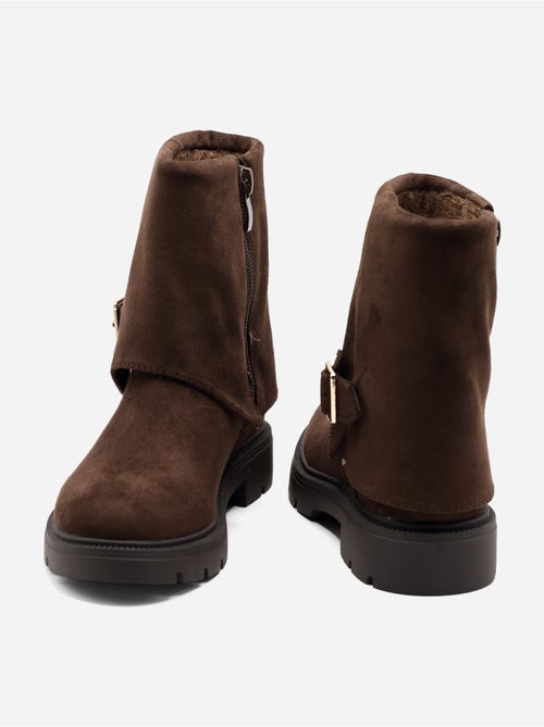 Bottines à zip - Kiabi