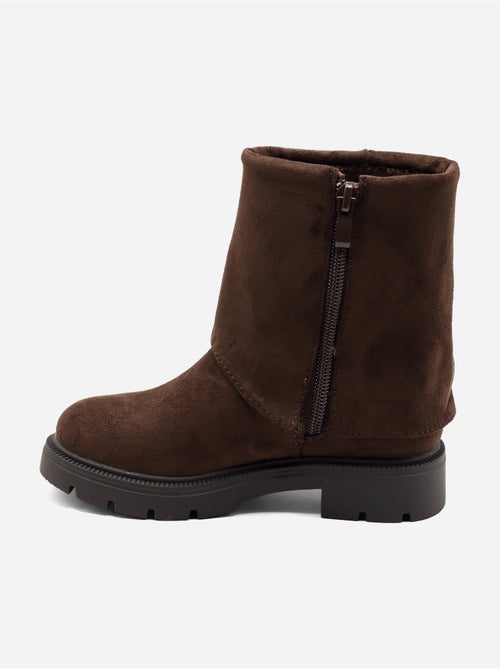 Bottines à zip - Kiabi