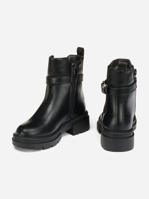 Bottines à zip - Kiabi