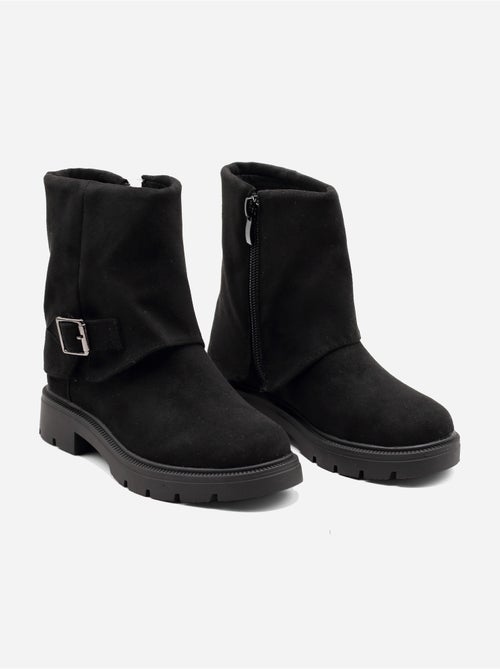 Bottines à zip - Kiabi