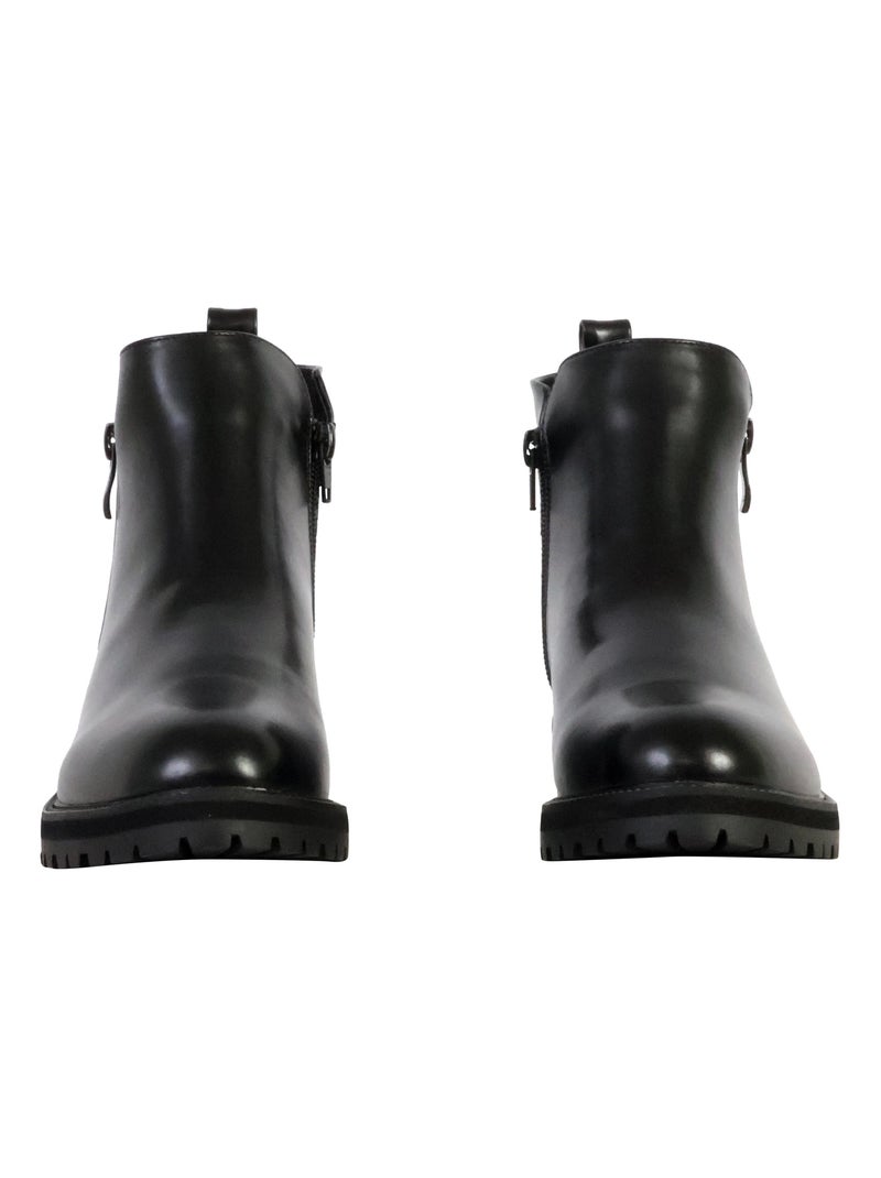 Bottines à Zip Redskins Wisper Noir - Kiabi