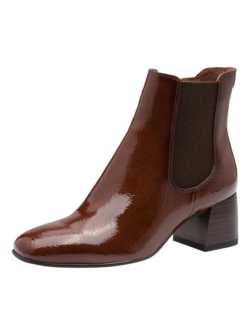Bottines à Zip Tamaris Marron - Kiabi