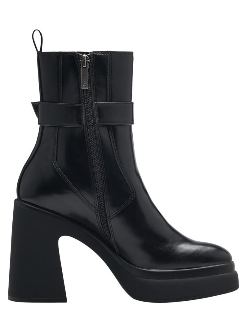 Bottines à Zip Tamaris Noir - Kiabi