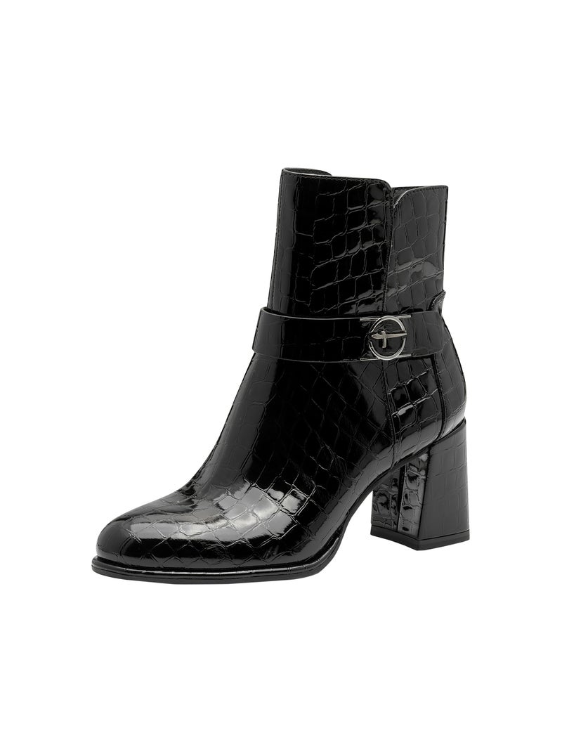 Bottines à Zip Tamaris Noir - Kiabi