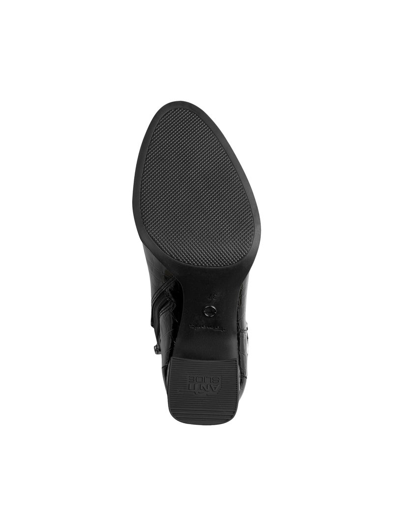 Bottines à Zip Tamaris Noir - Kiabi