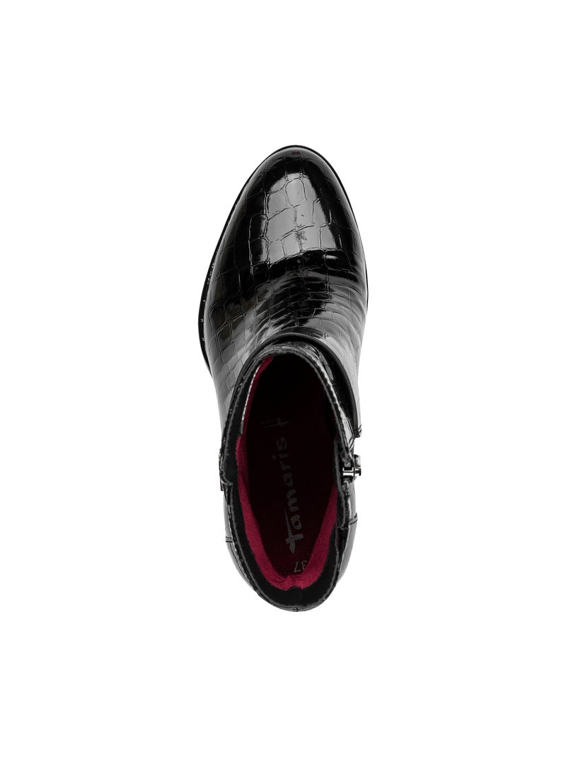Bottines à Zip Tamaris Noir - Kiabi