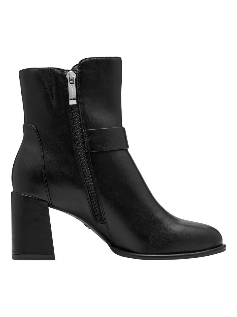 Bottines à Zip Tamaris Noir - Kiabi