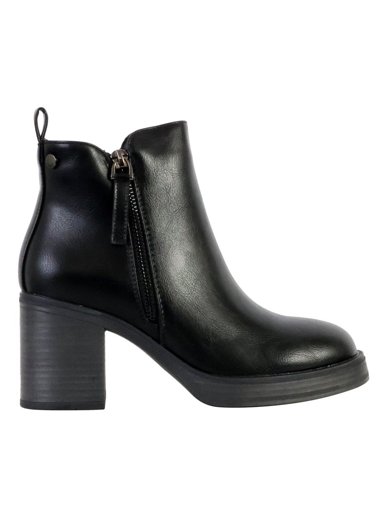 Bottines à Zip The Divine Factory Noir - Kiabi
