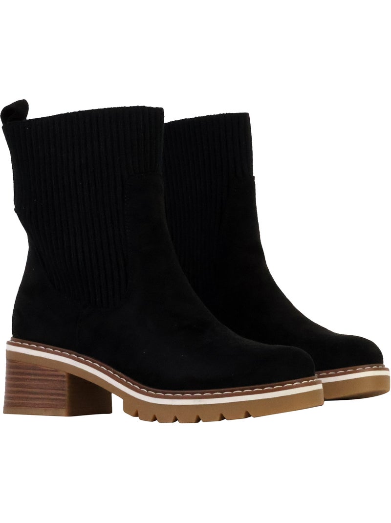 Bottines à Zip The Divine Factory Noir - Kiabi