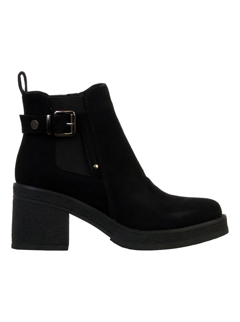 Bottines à Zip The Divine Factory Noir - Kiabi