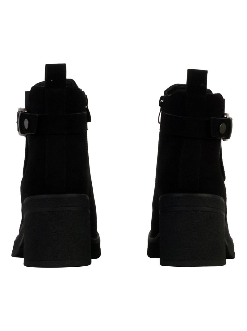 Bottines à Zip The Divine Factory Noir - Kiabi