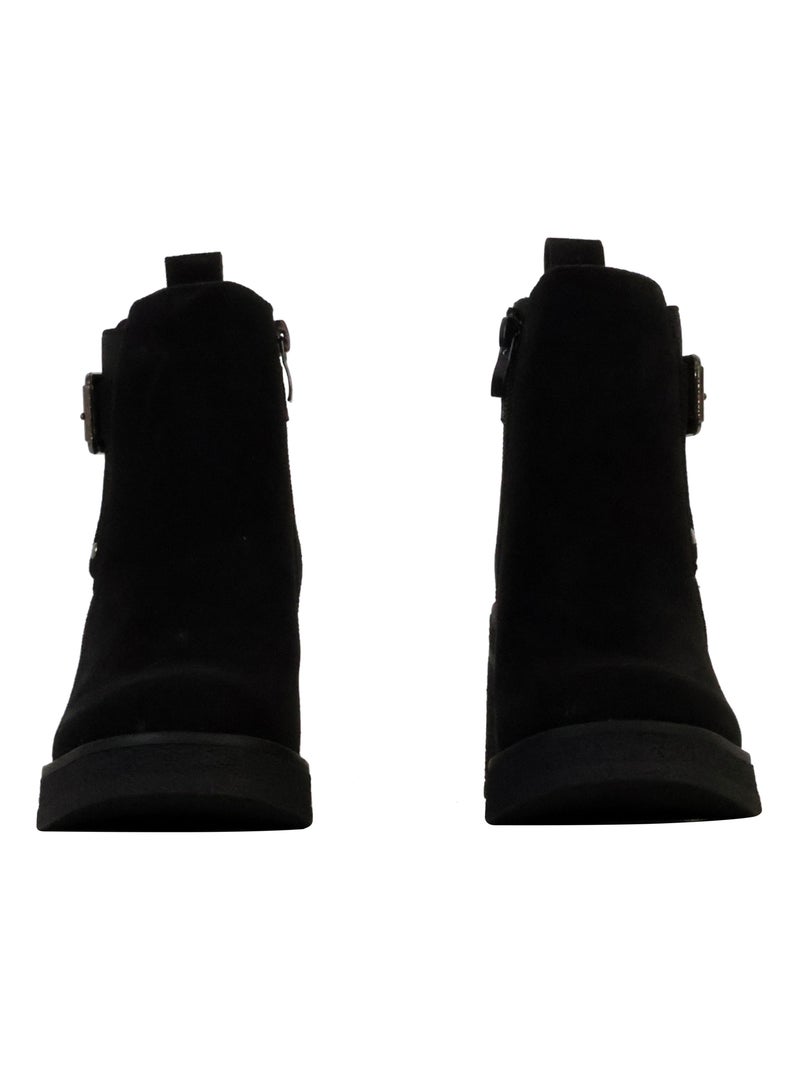 Bottines à Zip The Divine Factory Noir - Kiabi