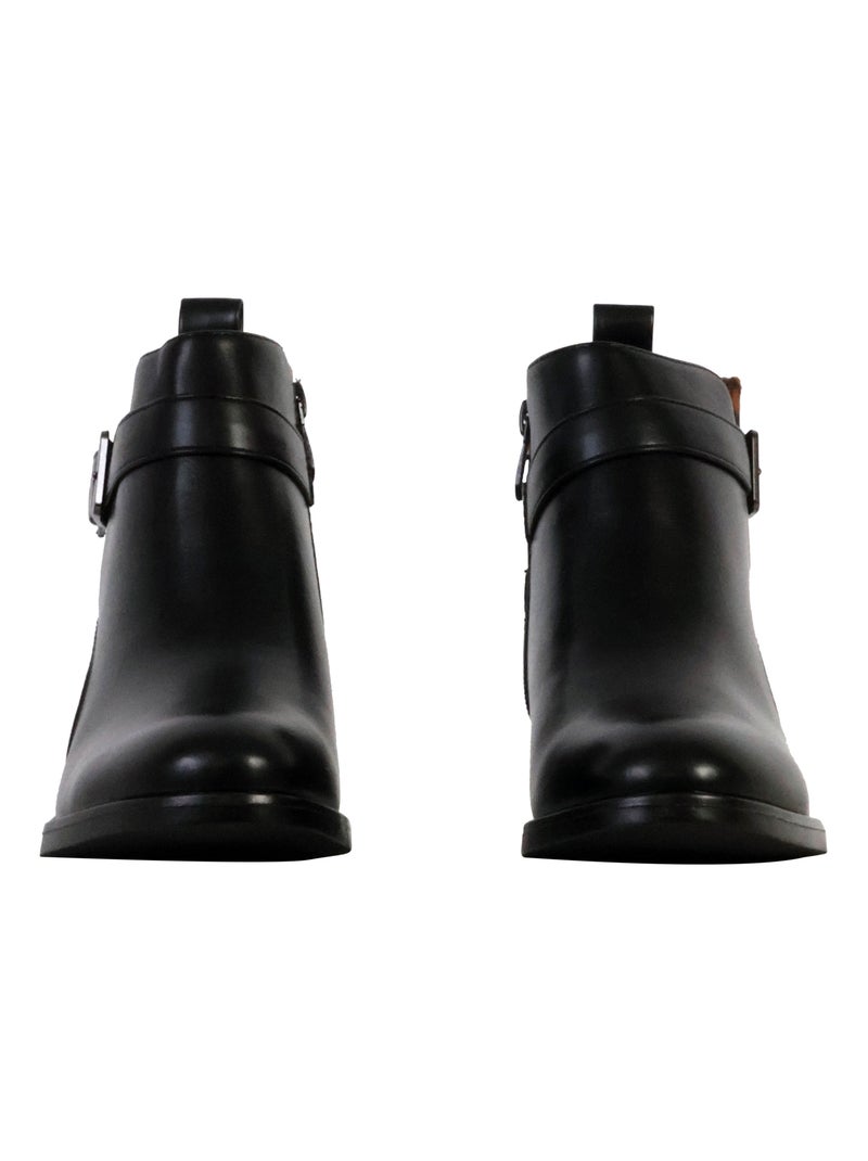 Bottines à Zip The Divine Factory Noir Marron - Kiabi