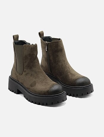 Bottines à zip