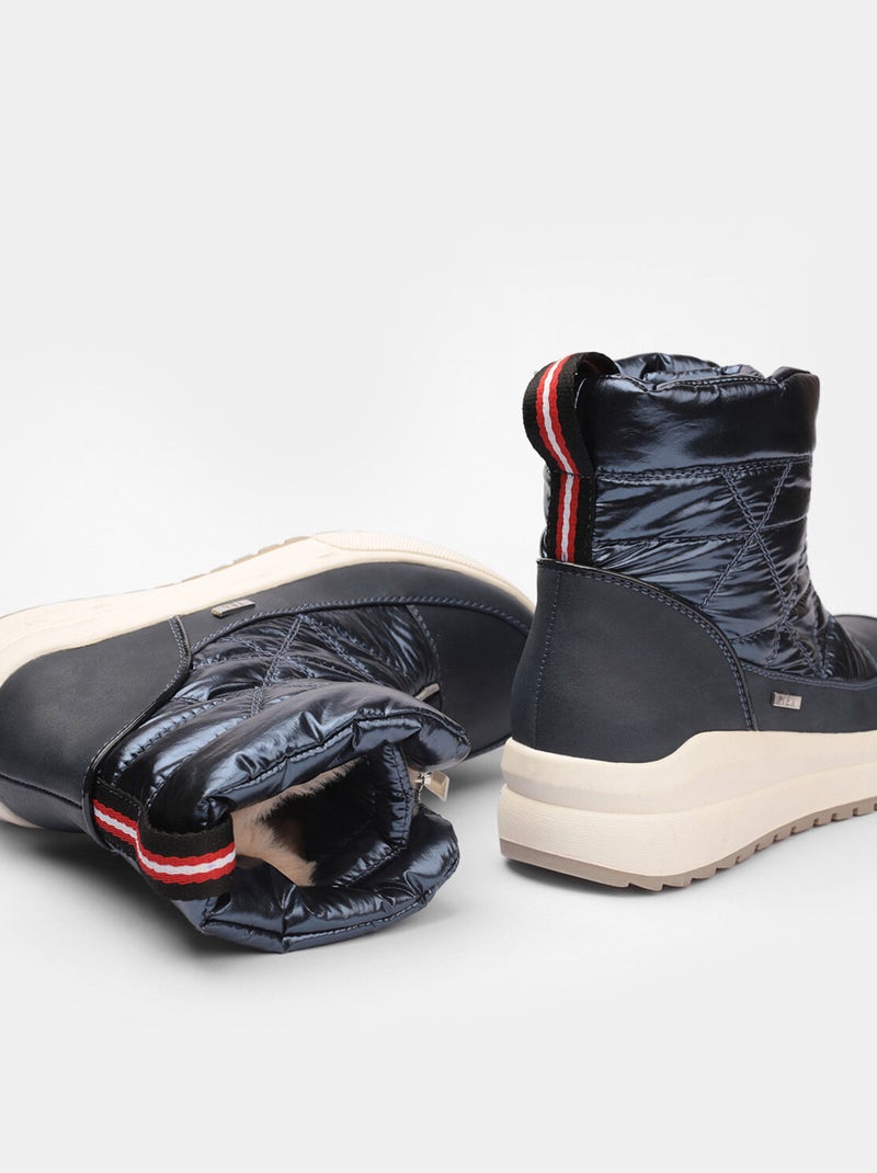 Bottines Après-Ski  Confortables Bleu - Kiabi