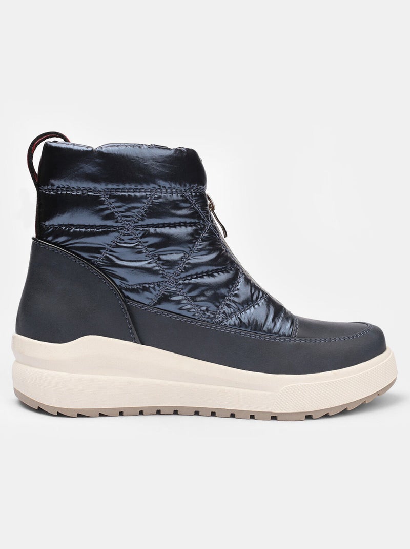 Bottines Après-Ski  Confortables Bleu - Kiabi