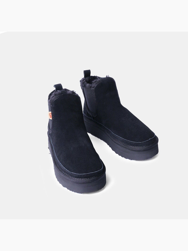Bottines Après-Ski Confortables Noir - Kiabi