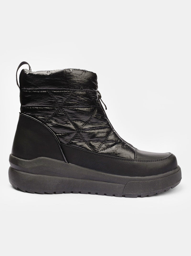 Bottines Après-Ski  Confortables Noir - Kiabi