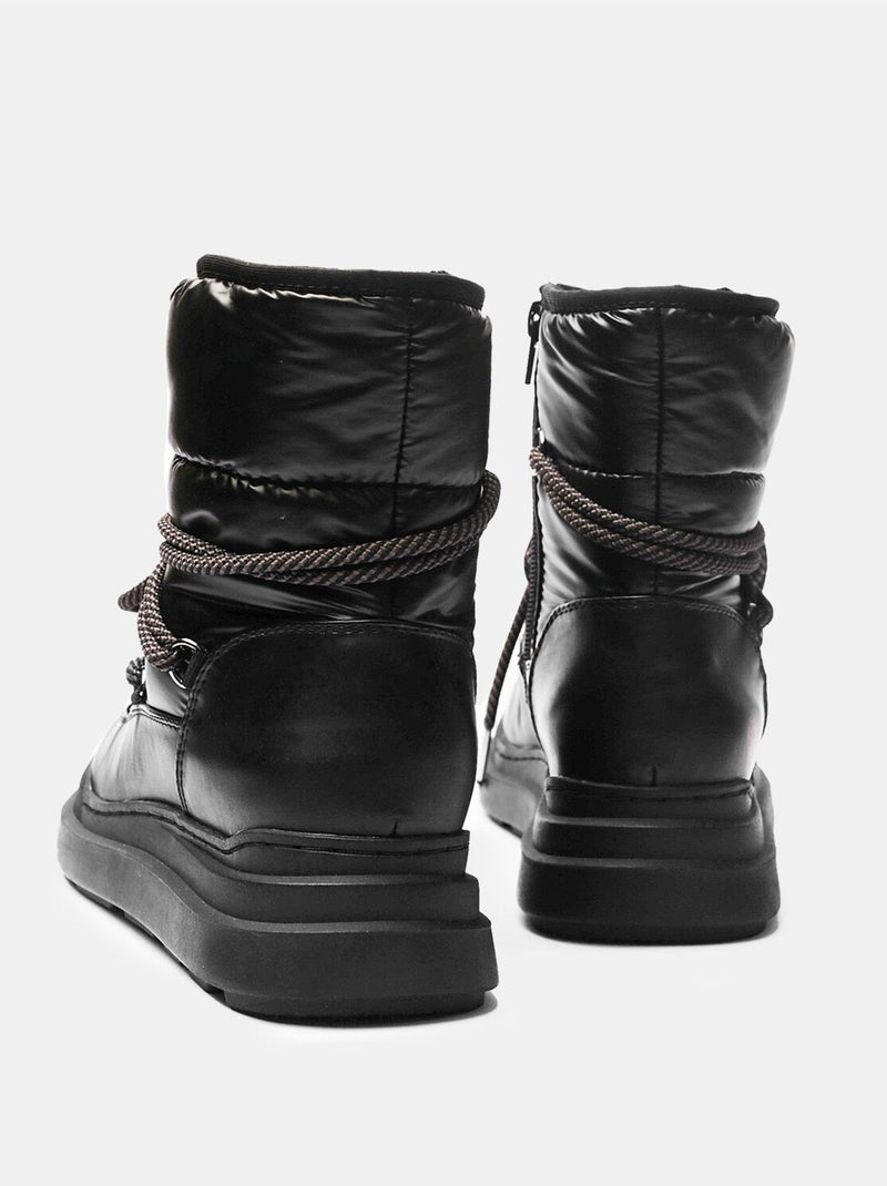 Bottines après-ski  élégantes Noir - Kiabi