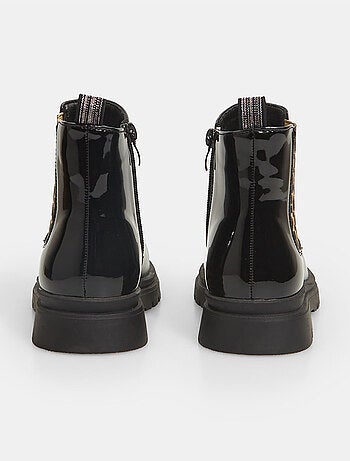 Bottines avec détail léopard BATA