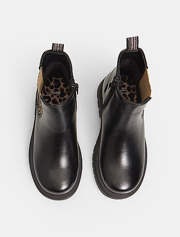 Bottines avec détail léopard BATA