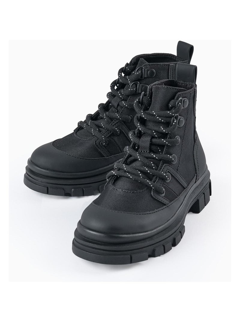 Bottines avec lacets HALLOWEEN Noir - Kiabi