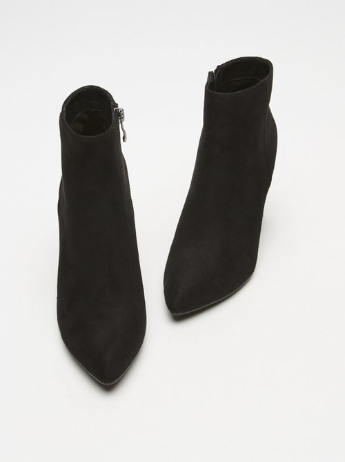 Bottines avec large talon BATA - Kiabi