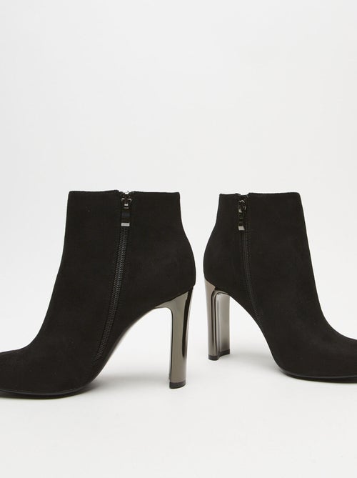 Bottines avec large talon BATA - Kiabi