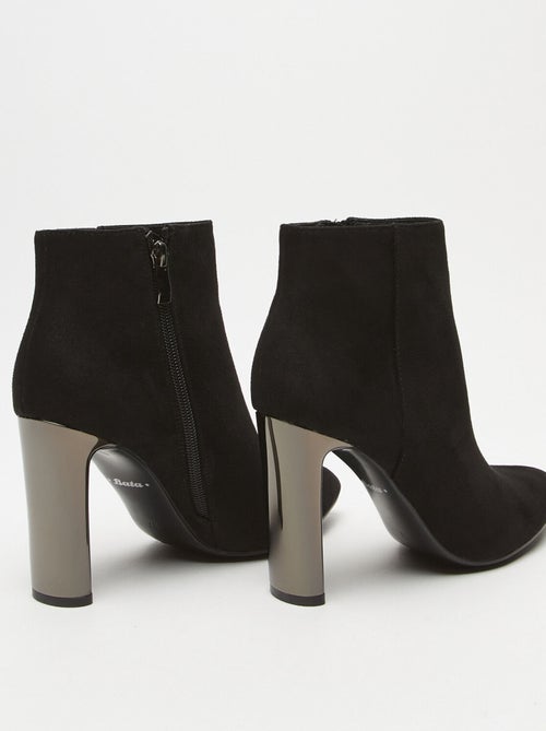 Bottines avec large talon BATA - Kiabi
