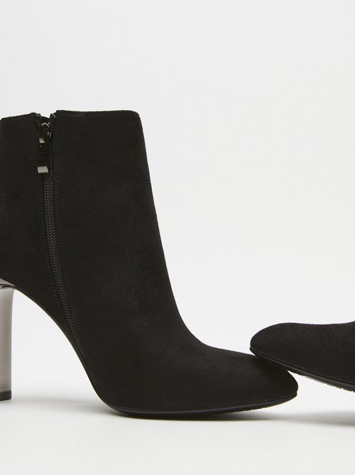Bottines avec large talon BATA - Kiabi