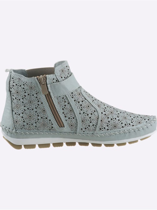 Bottines avec motif ajouré et semelle en caoutchouc - Taille standard - Witt - Kiabi Bottines avec motif ajouré et semelle en caoutchouc - Taille standard - Witt - Kiabi