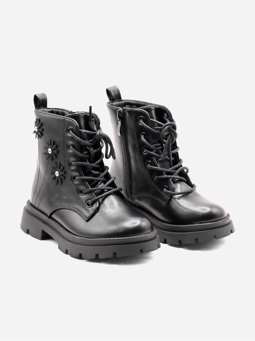 Bottines avec motifs décoratif - Kiabi