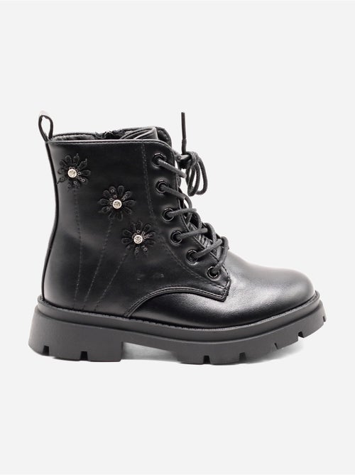 Bottines avec motifs décoratif - Kiabi