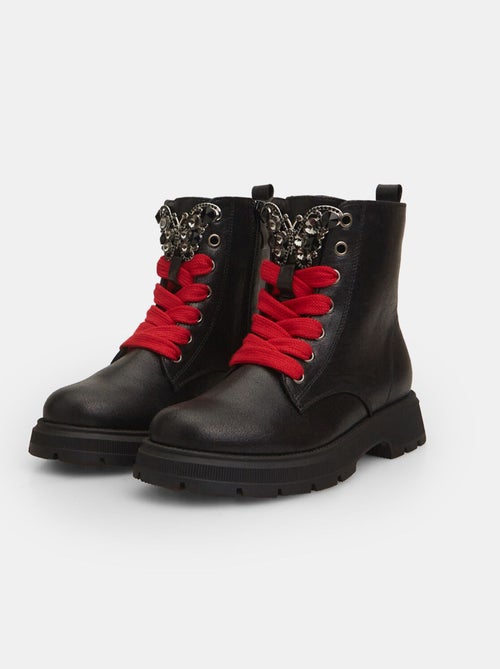 Bottines avec papillon bijou BATA - Kiabi