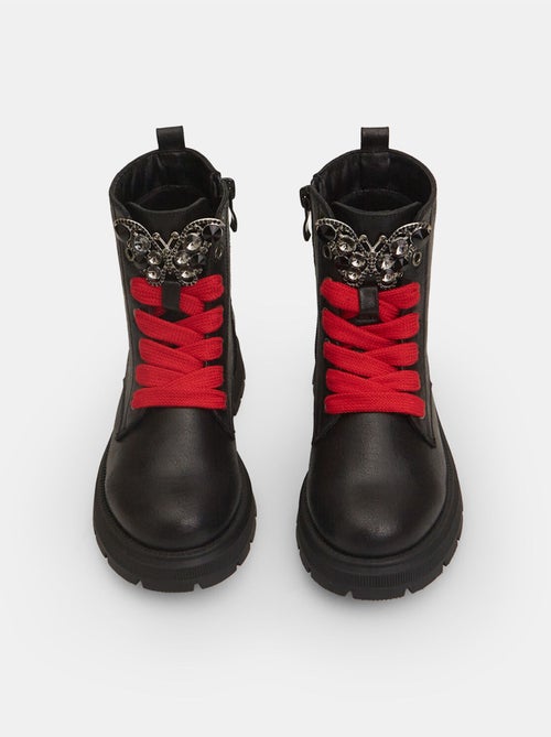 Bottines avec papillon bijou BATA - Kiabi