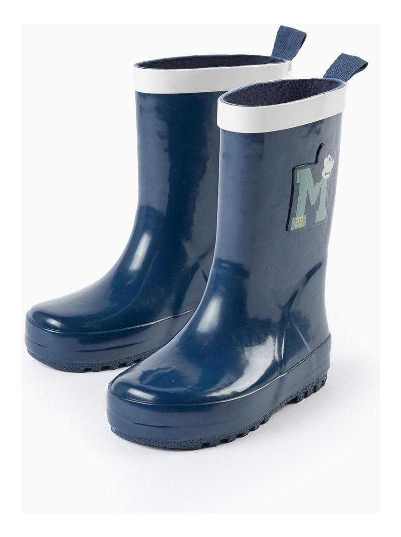 Bottines avec poignée, thème Mickey MICKEY Bleu foncé - Kiabi