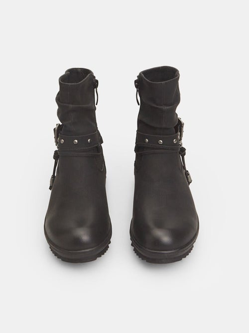 Bottines avec sangle et boucle BATA - Kiabi