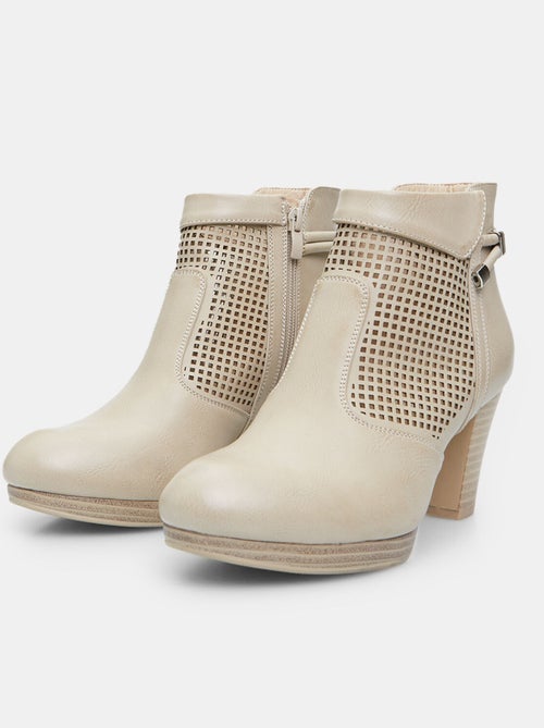 bottines avec talon de 7,5 cm BATA - Kiabi
