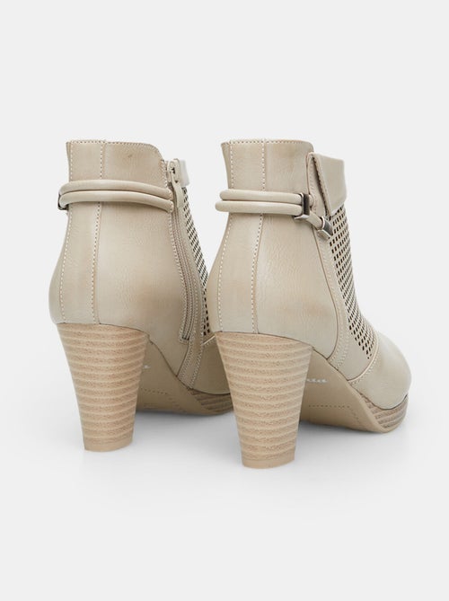 bottines avec talon de 7,5 cm BATA - Kiabi