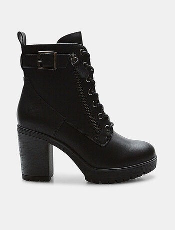 Bottines avec talon large BATA