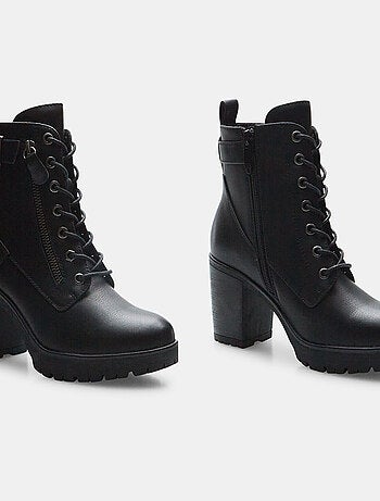 Bottines avec talon large BATA