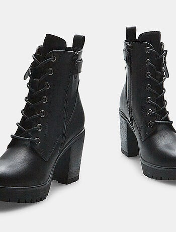 Bottines avec talon large BATA