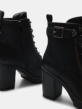Bottines avec talon large BATA