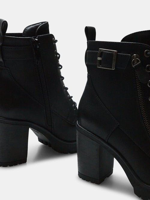 Bottines avec talon large BATA - Kiabi Bottines avec talon large BATA - Kiabi