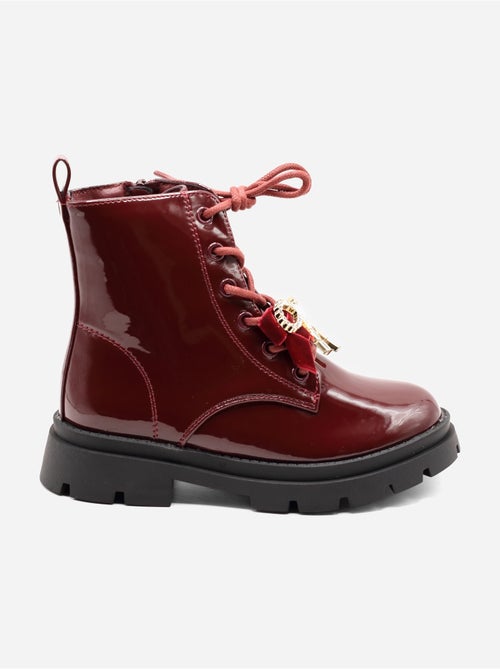 Bottines avec un nœud décoratif - Kiabi