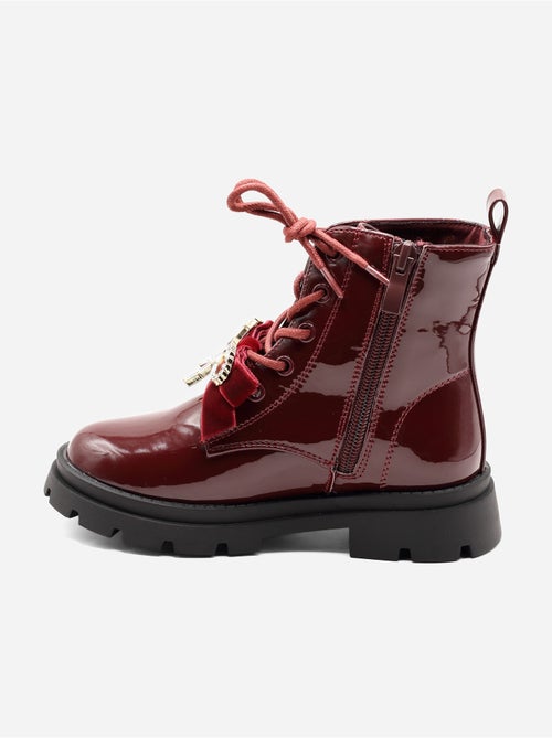 Bottines avec un nœud décoratif - Kiabi